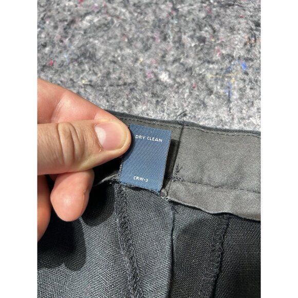 Vintage Polo Ralph Lauren 100% Linen Dress Pants Men’s Size Pleated Black - Picture 5 of 7